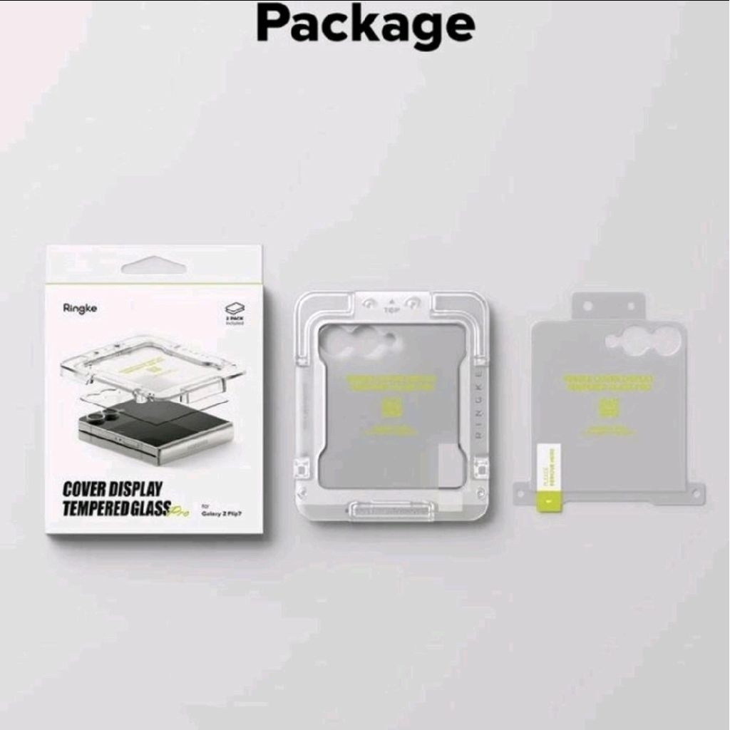 Ringke Screen Protector Cover Display Tempered Glass Pro Galaxy Z Flip ...