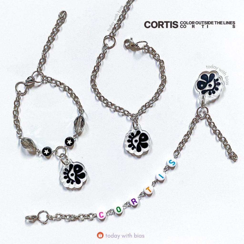 CORTIS Bracelet Kpop Fanmerch Bead Chain Bracelet Stainless Steel 