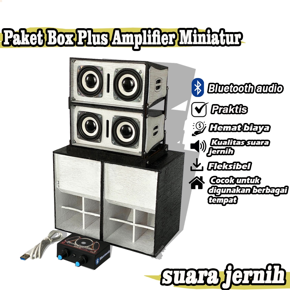 Supali 3 Inch WHITE Miniature Speaker Box Ready to Use | Shopee Philippines