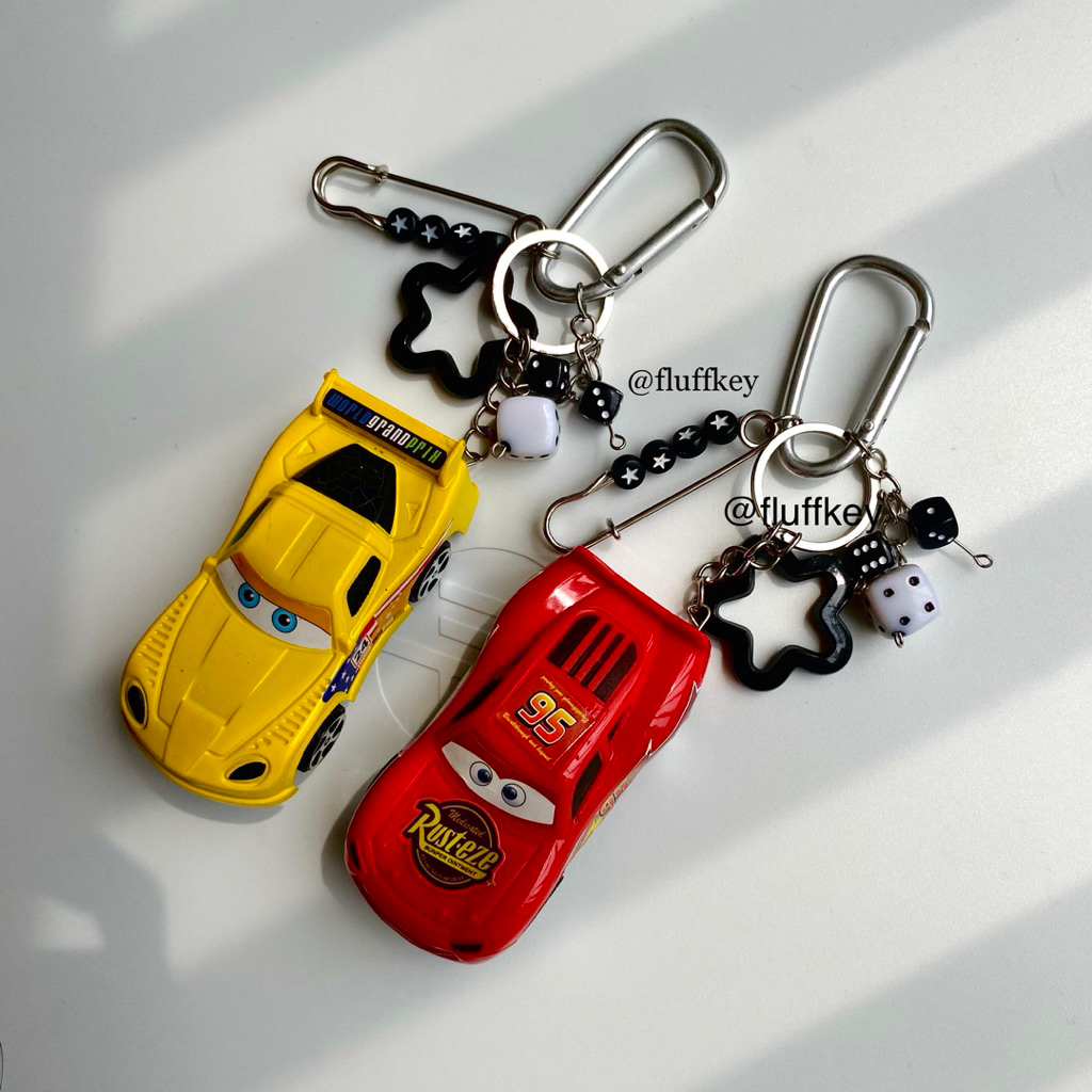 GANTUNGAN [KEYCHAIN COUPLE] Cars | Car Keychain | Mcqueen keychain ...