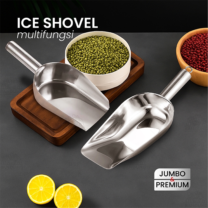 thumbnail image 2 of 6oz Metal Ice Scoop Stainless Steel Kitchen Ice Scooper For Ice Maker Bucket 2 of 13