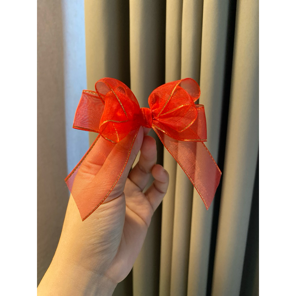 Christmas Ribbon / Hampers Ribbon / Ready-made Ribbon / Bouquet Ribbon ...