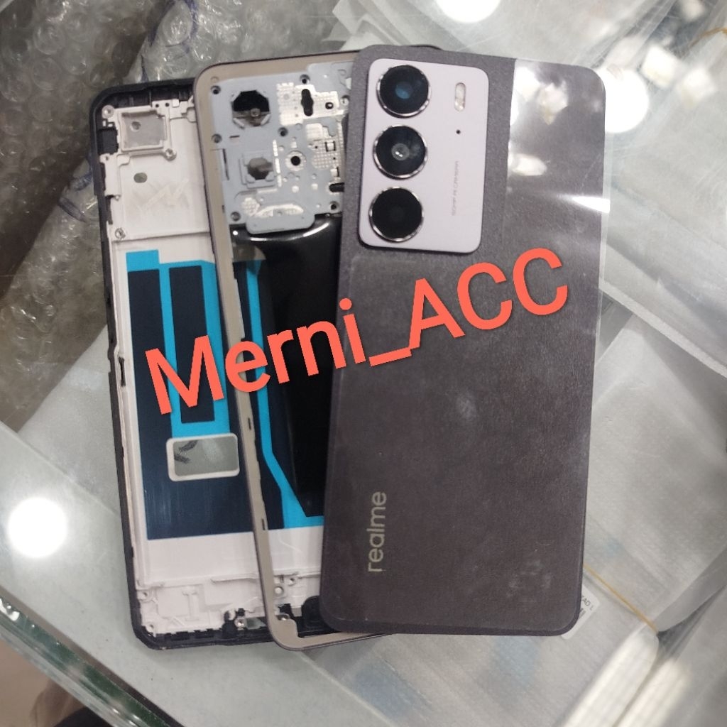 Cessing hausing fullset frame Lcd Realme C75 Backdor + Bazzel + Frame ...