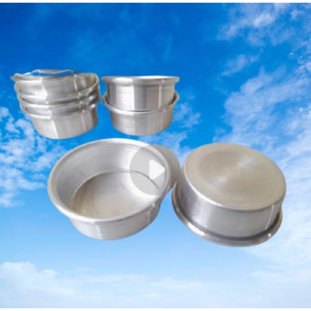 Round pan made of prees aluminum without joints | Shopee Philippines