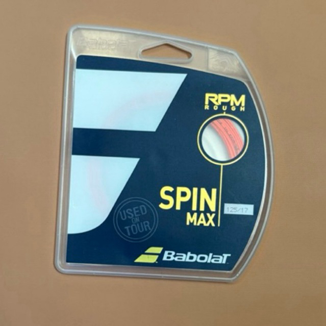 Babolat Rpm Spin Max Orange Yellow Black/ Tennis Racket String Babolat ...