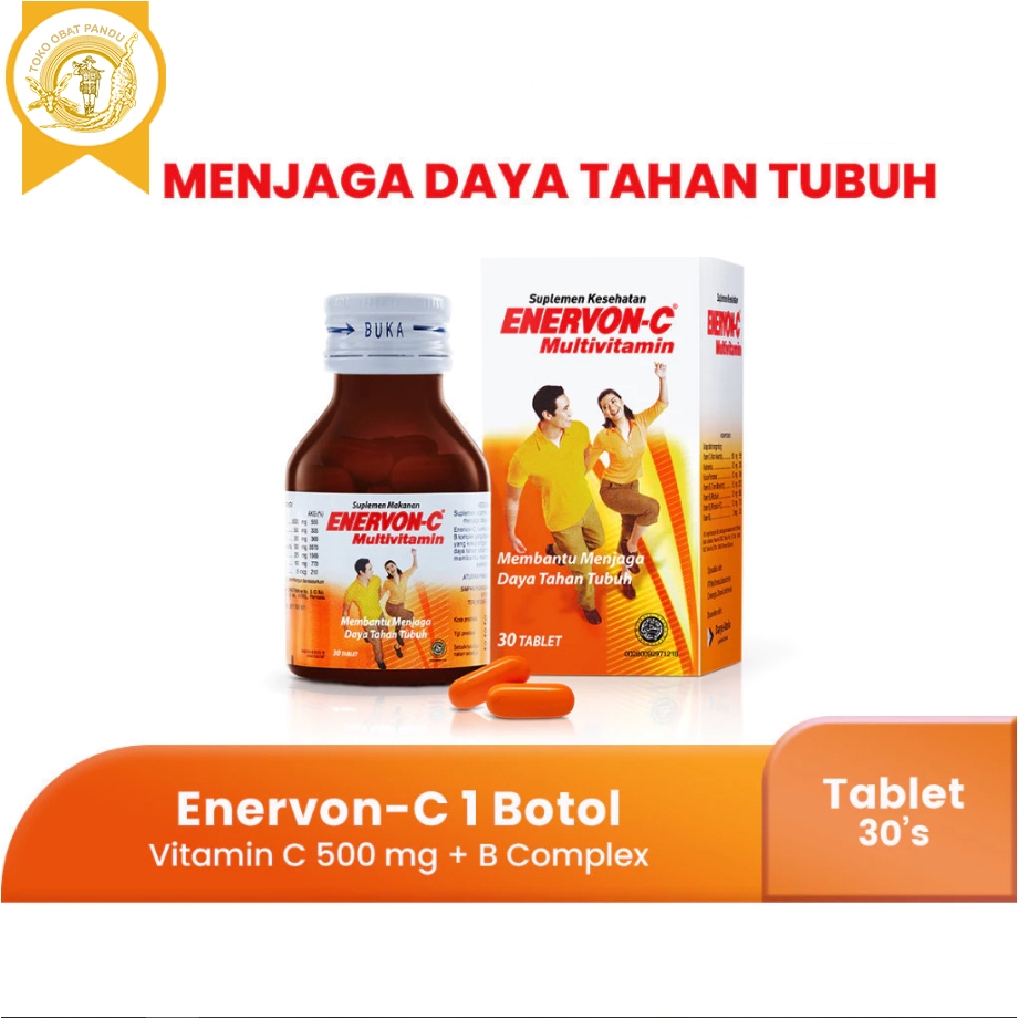 Enervon-C (1 BOTTLE) Vitamin C and B Complex Multivitamin Supplement ...