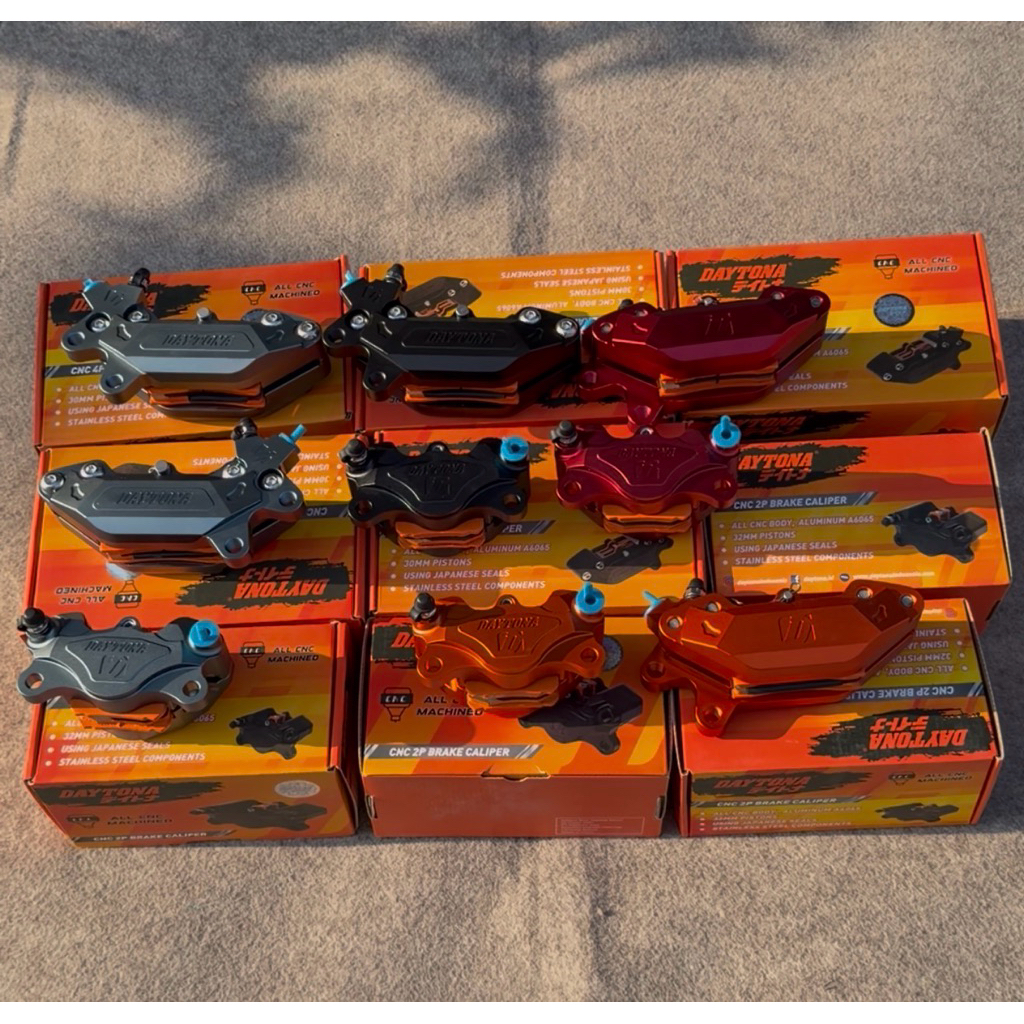Daytona 4 Piston & 2 Piston Brake Caliper Nmax Vario Pcx Adv Universal ...