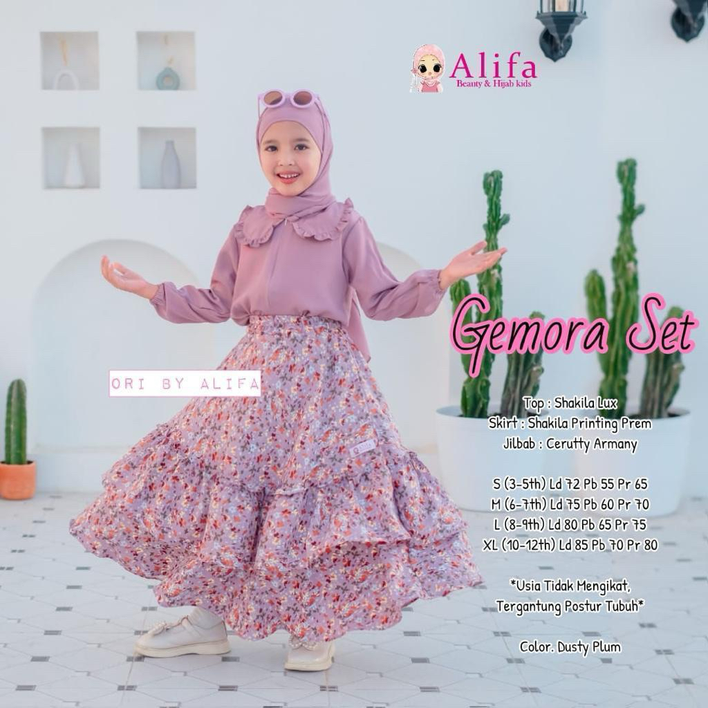 (KIDS' GAMIS+hijab SET)SHURRY SET KIDS -- GAURY SET KIDS -- BERLIN SET ...