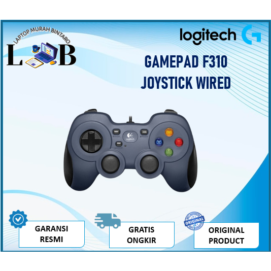 LOGITECH F310 GAMEPAD JOYSTICK WIRED | Shopee Philippines