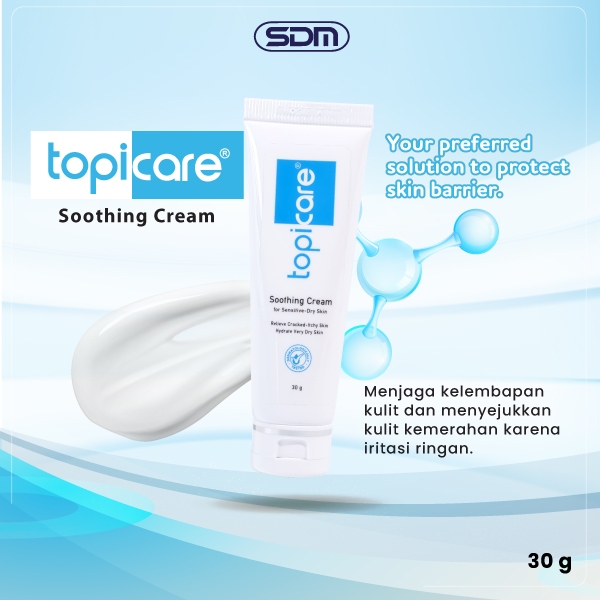 TOPICARE SOOTHING CREAM 30G – Moisturizing CREAM for Dry & Sensitive ...
