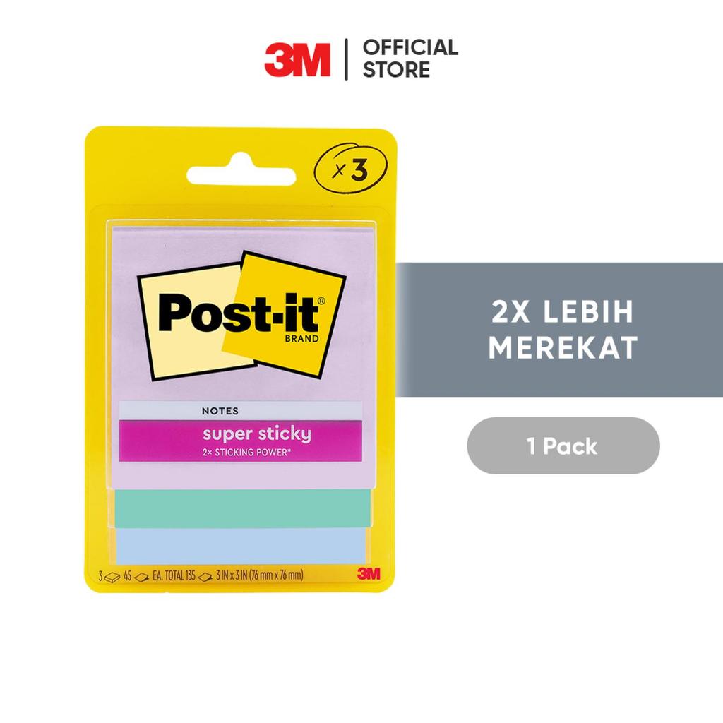 3M Post-it Super Sticky Notes, Sticky Memo, 3321-3SSJP | Shopee Philippines