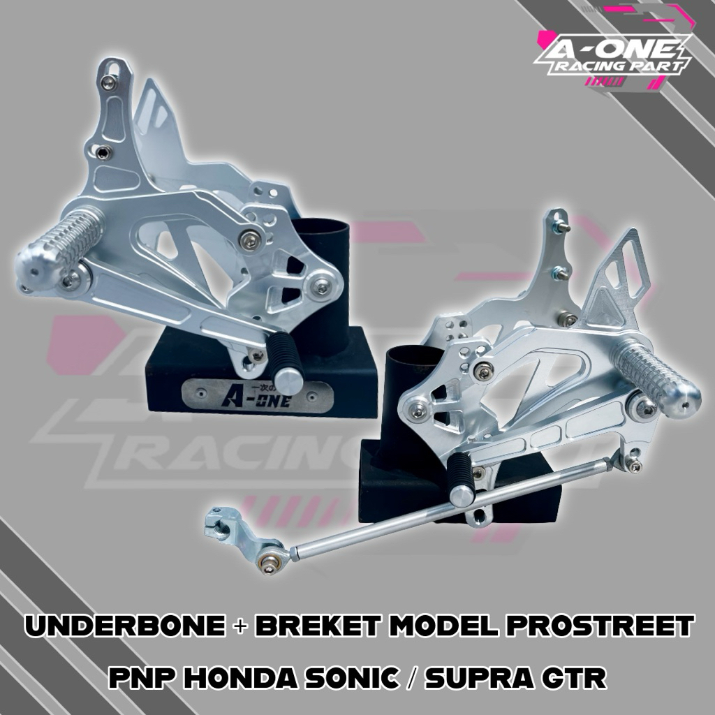 Footstep Underbone honda Sonic Model ProStreet Original A-One (Free ...