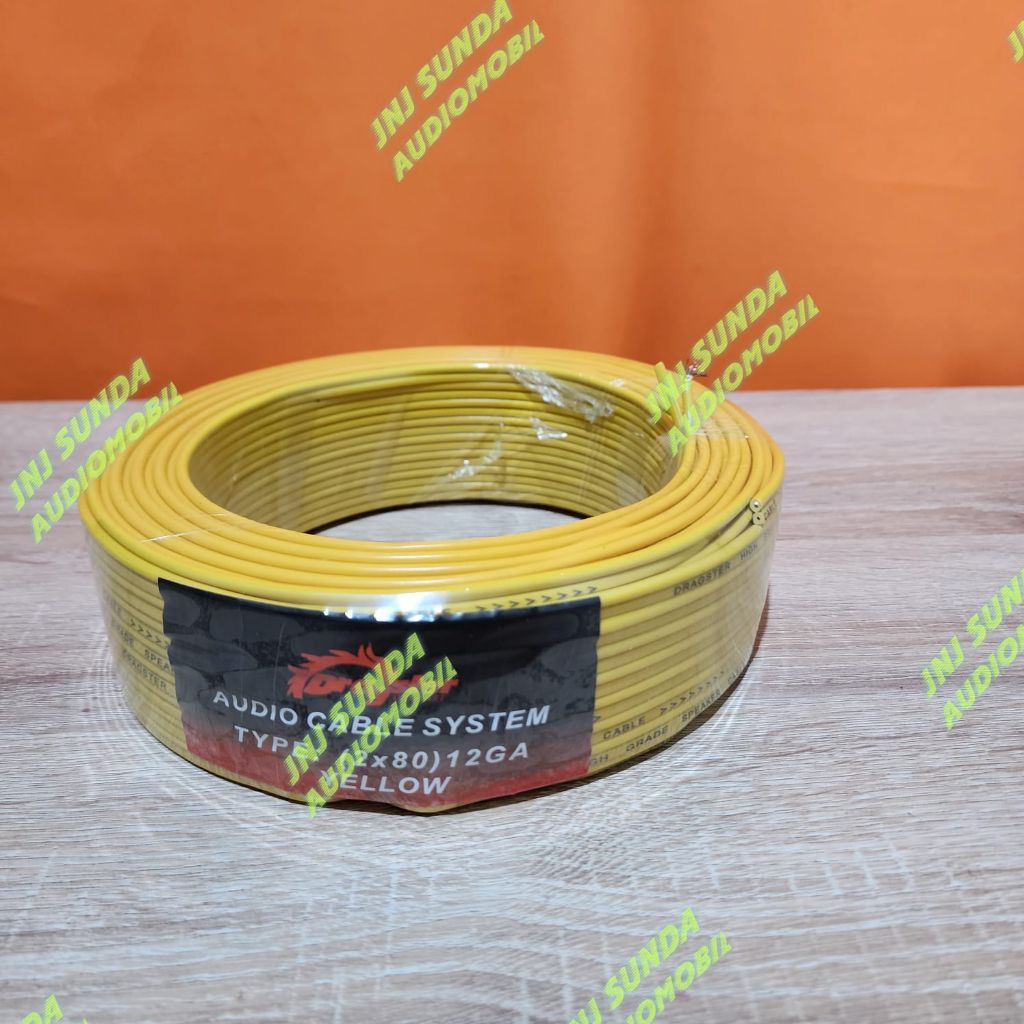 12 awg embassy haega car speaker cable per 1 meter | Shopee Philippines