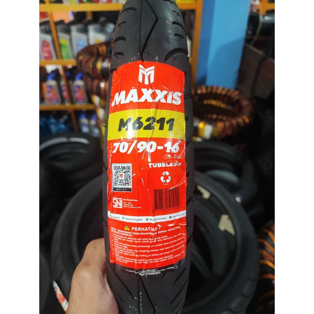 (CASH ON DELIVERY) MAXXIS 70/90-16, 80/90-16, 90/80-16 M6212Y TUBELESS ...