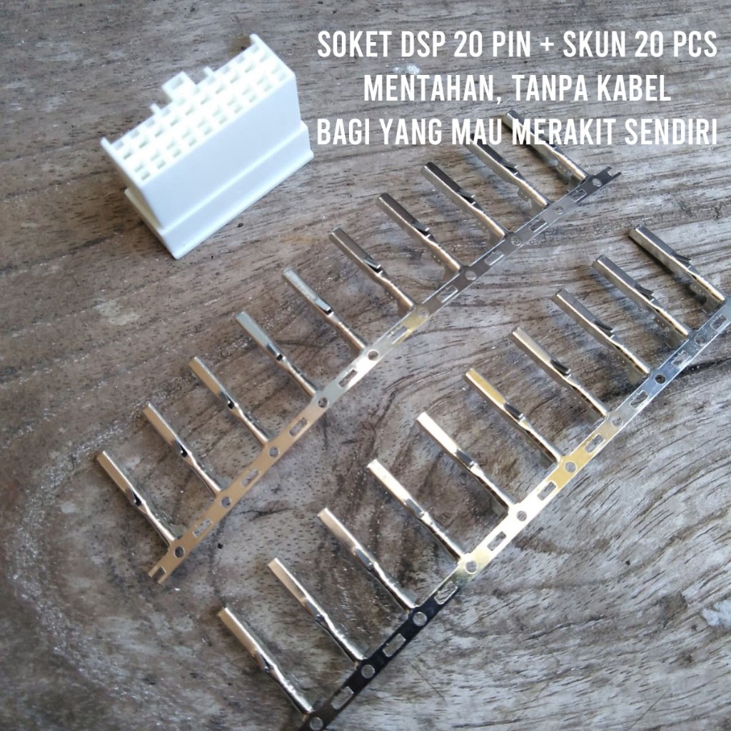 20 Pin DSP Connector + Terminals for DIY DSP Harness Project suitable ...