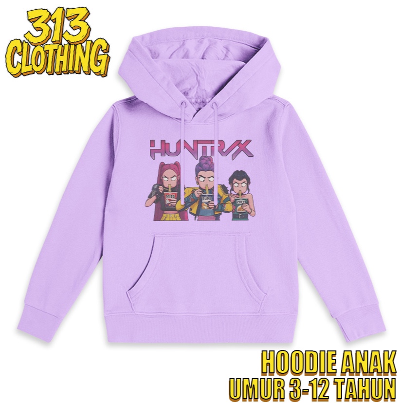 Huntrix Ramen Kpop Demon Hunters Kids Hoodie Jacket Demon Hunters Kpop ...