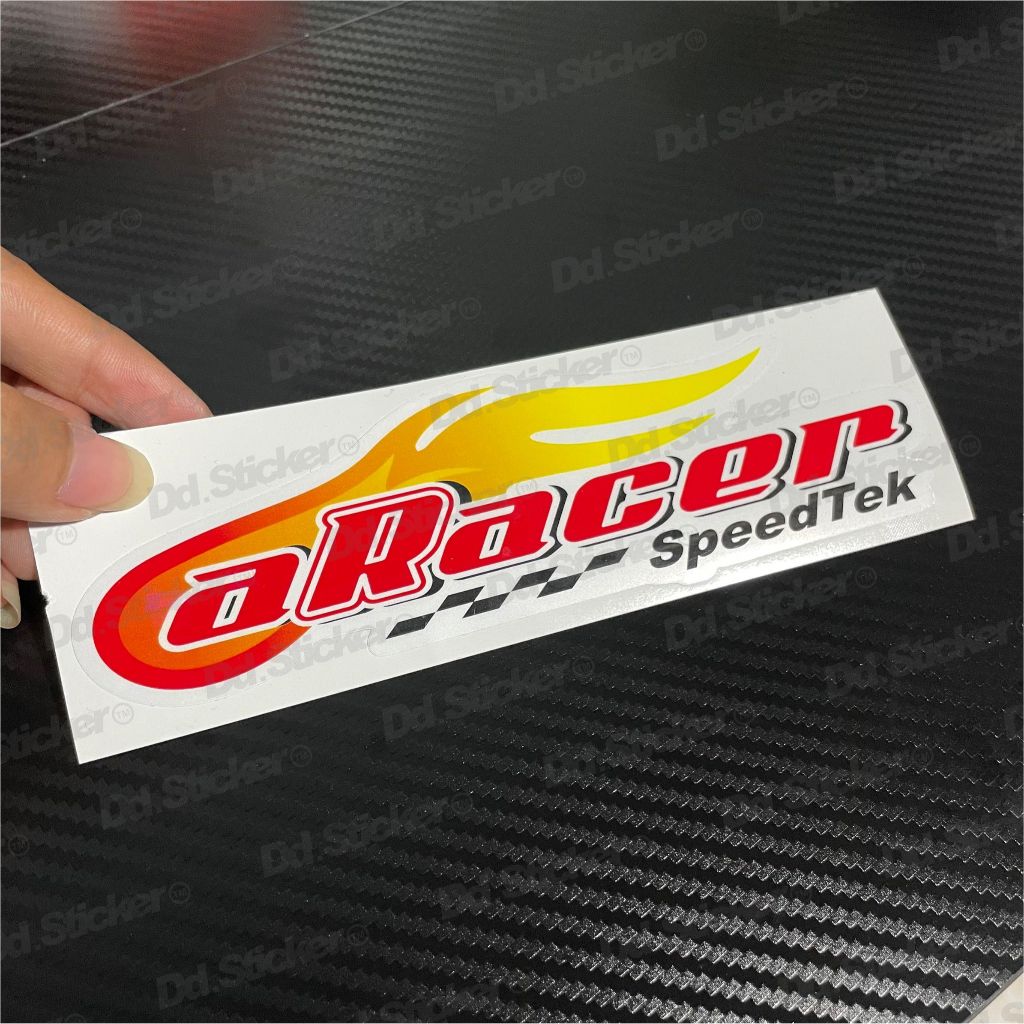 Sticker aRacer SpeedTek BIG (super glossy) | Shopee Philippines