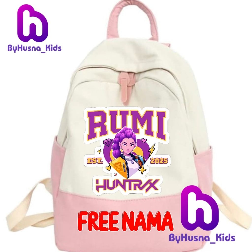 RUMI KPOP DEMON HUNTERS BACKPACK FOR GIRLS, KINDERGARTEN/ELEMENTARY ...