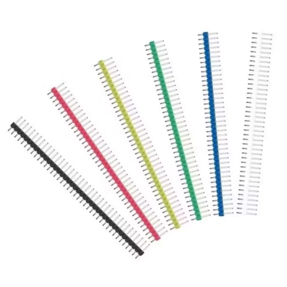PIN HEADER MALE female 40 PIN / PIN HEADER COLOR 1X40PIN 2.54MM ...