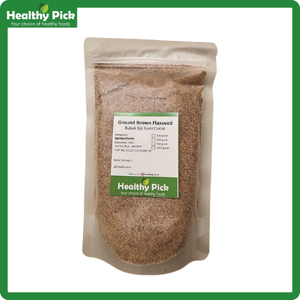 Ground Brown Flaxseed 100 grams Chocolate Flaxseed Powder - Healthy ...