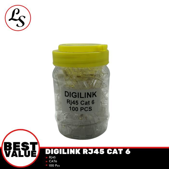DIGILINK RJ45 CAT6 CONNECTOR 100 pcs | Shopee Philippines