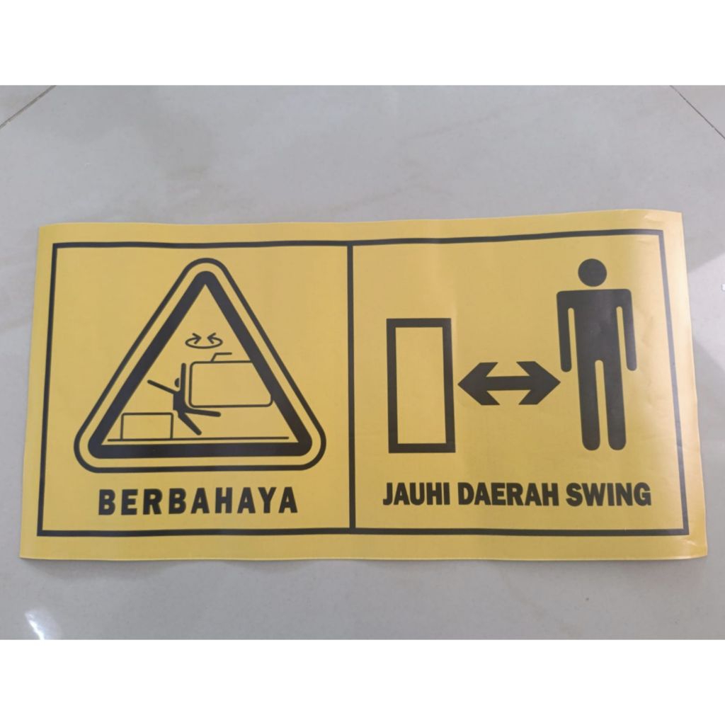 Hitachi Counterweight Excavator Warning Sticker | Shopee Philippines