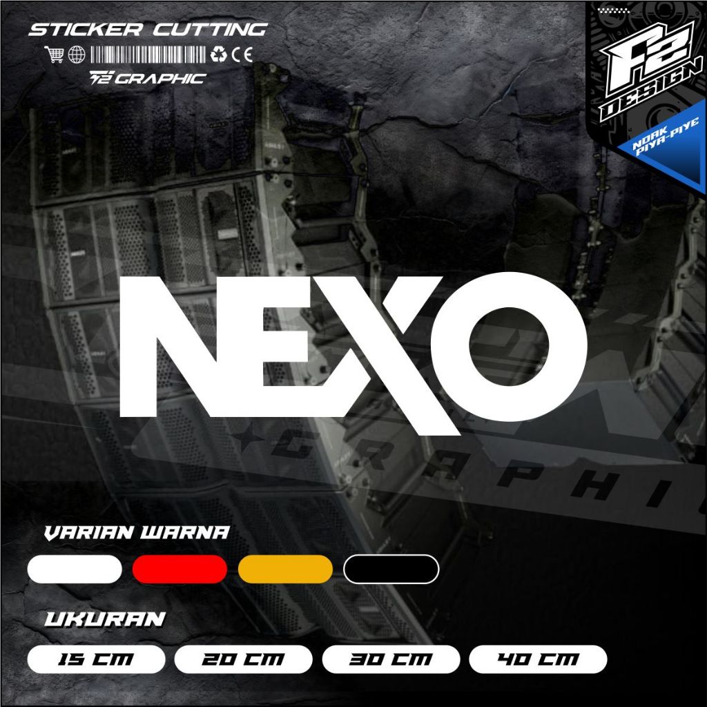 CUTTING STICKER HARDCASE SOUND SYSTEM NEXO. NEXO LOGO CUTTING STICKER ...