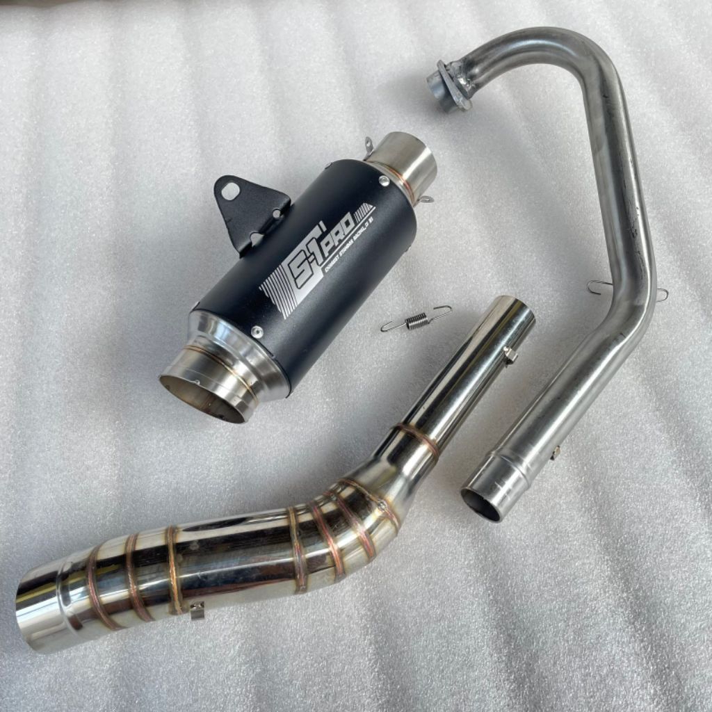 GP S-1PRO Exhaust/Canister Stainless Open pipe For Tmx 125/150 Skygo ...