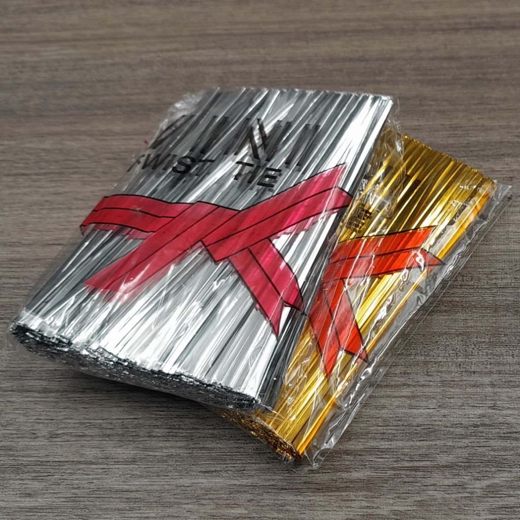 Ribbon Ribbon | Gift binding wire | Gold tie wire /silver (1 pack ...