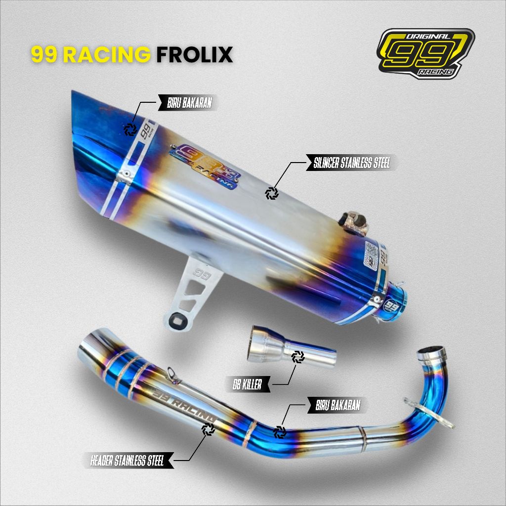 Xmax 250 300 full system 99 Racing exhaust | Shopee Philippines