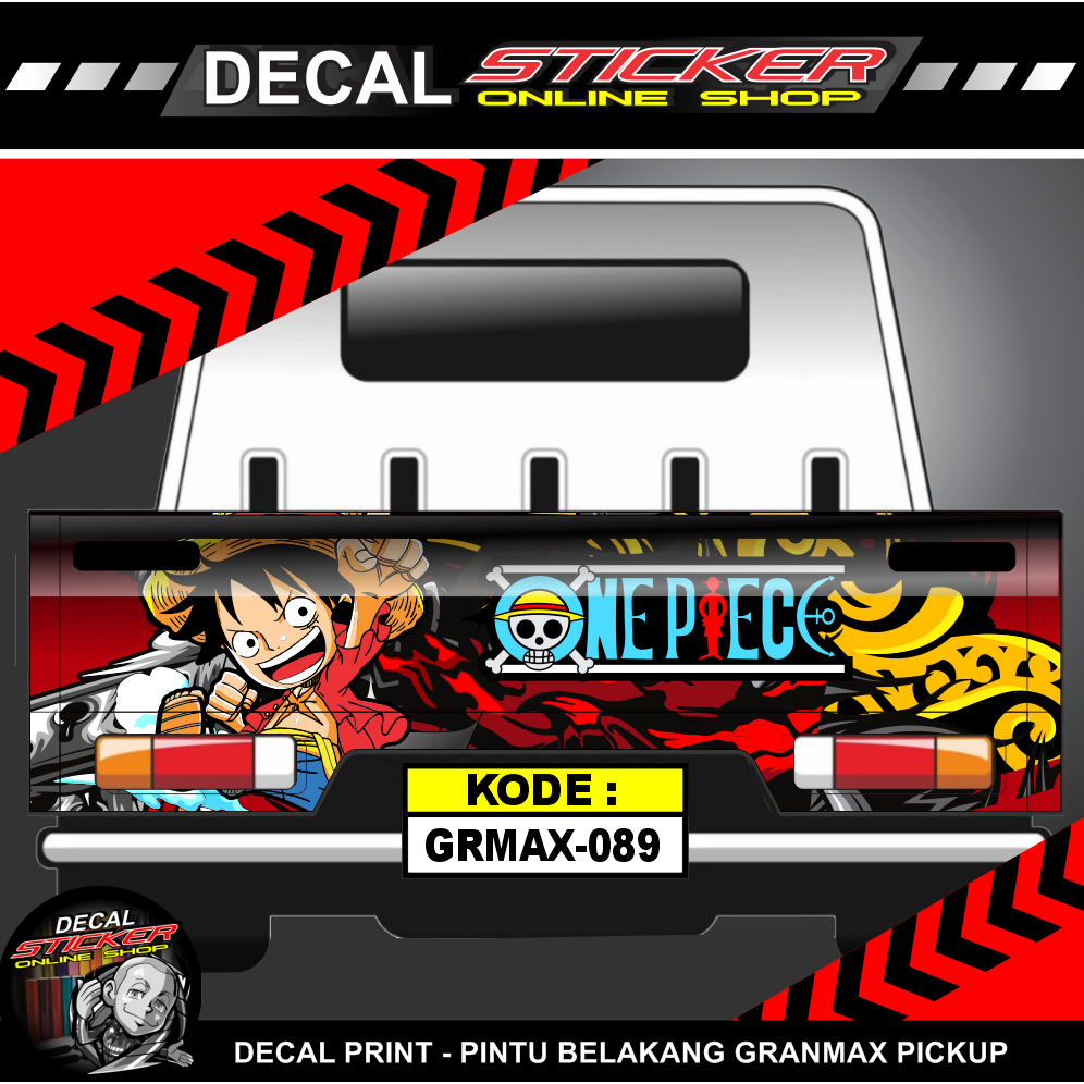 GRANMAX PICK UP REAR DOOR STICKER (BONUS SMALL RANDOM STICKER) | Shopee ...