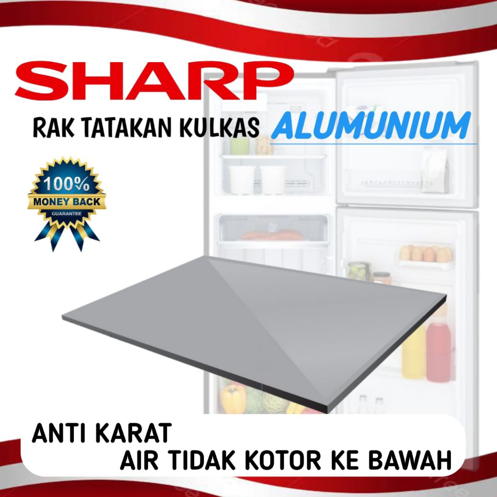 Sharp Refrigerator Shelf, Aluminum Material, Cheapest on shopee ...