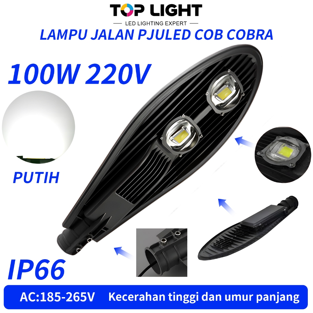 LED Street Light 100W 150W COB White IP66 Outdoor LED Street Light 100W ...