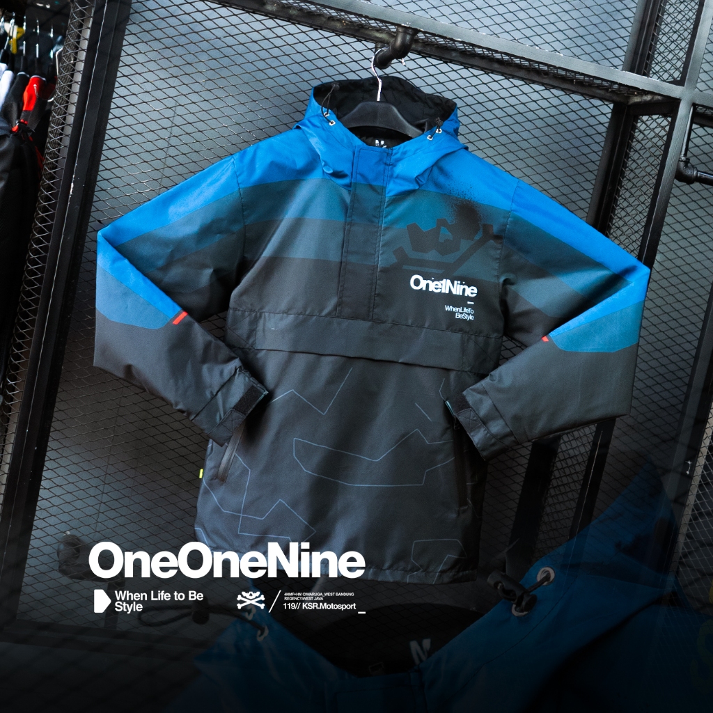 Oneonenine Ksr Jacket Pocket Flex BlueBIG - Waterproof Camo Polyester ...