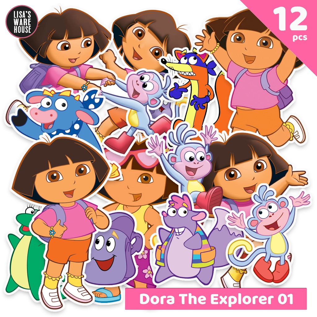 Dora The Explorer Sticker Volume 01-02 | Shopee Philippines