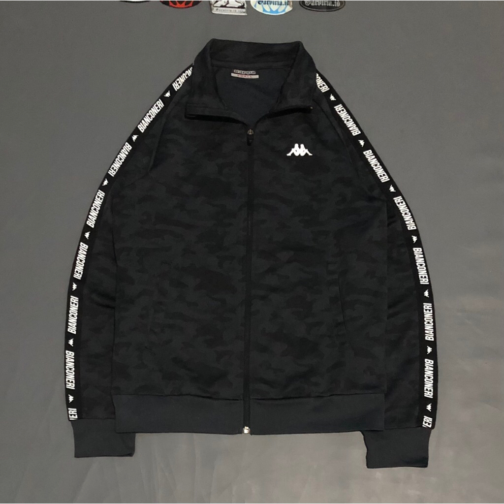 Kappa Camo Taped Bianconery Tracktop (Juve) | Shopee Philippines