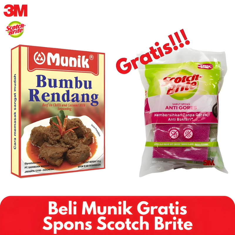Ktmstore instant Cooking Seasoning Munik Rendang Seasoning 115 Gr ...