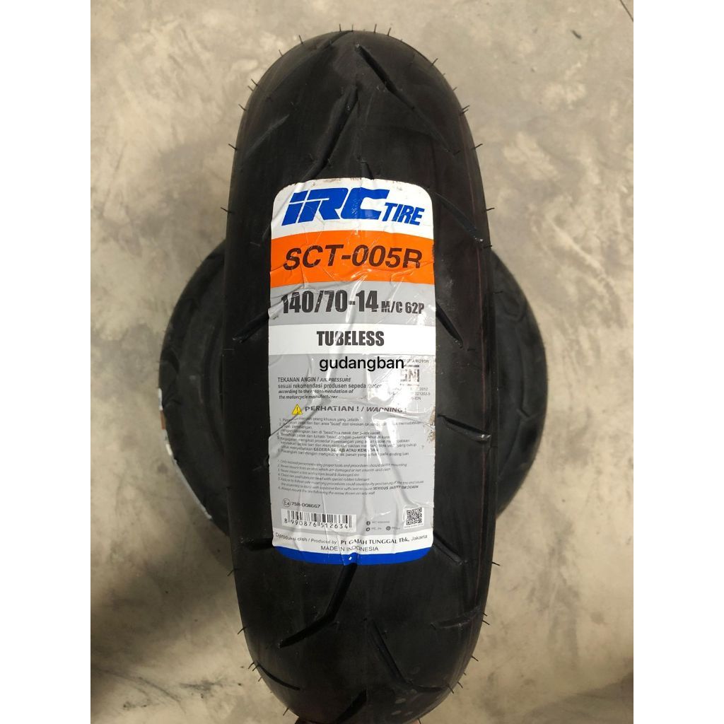 Tubeless Outer Tire 140/70-14 FDR Sport XR Evo IRC Tubeless SCT 005 R ...