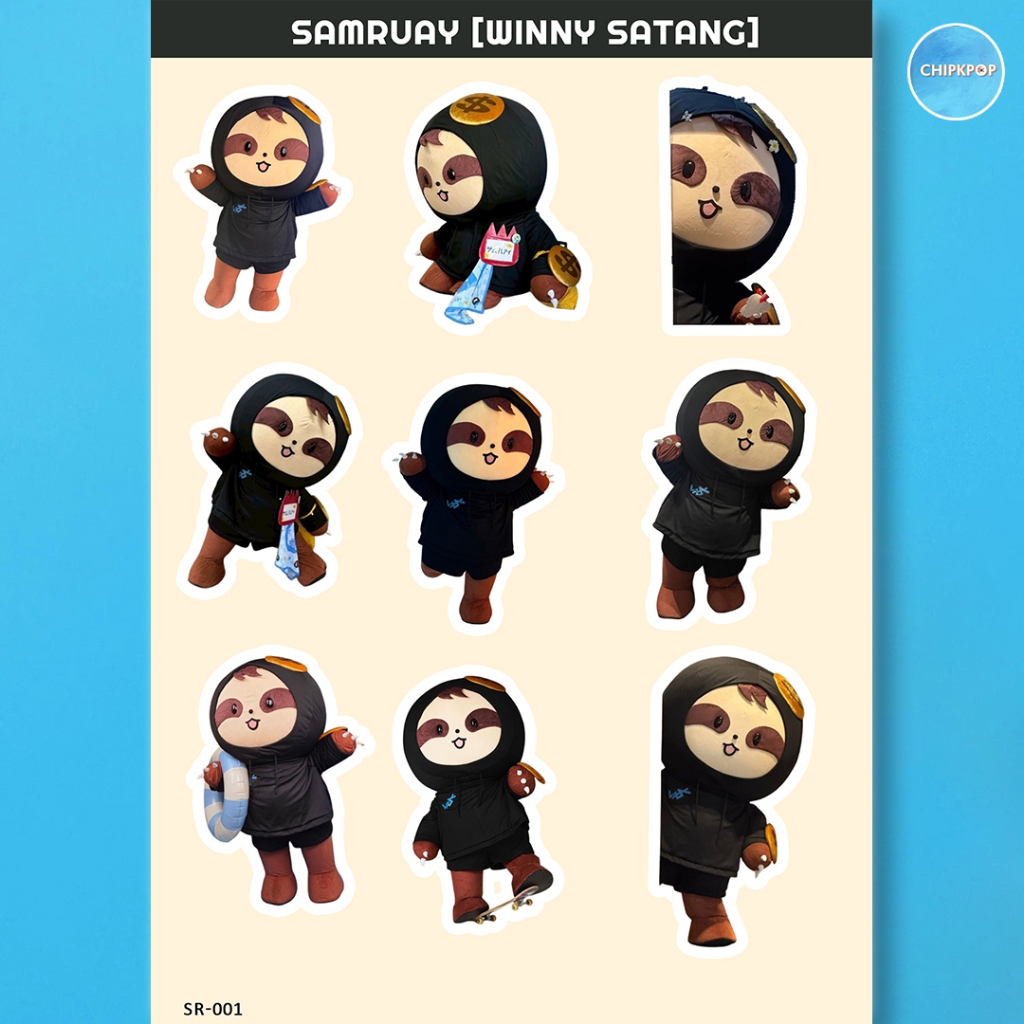 PERMPOON [PONDPHUWIN] PERMPOON STICKER MASCOT THAILAND I BL