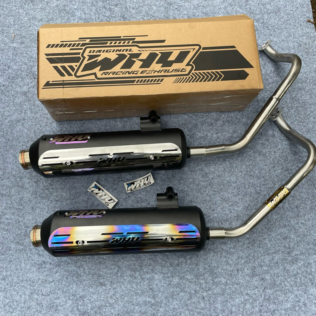 STANDARD RACING EXHAUST MODEL SHIJIRO ORIGINAL WHY RACING VARIO BEAT ...