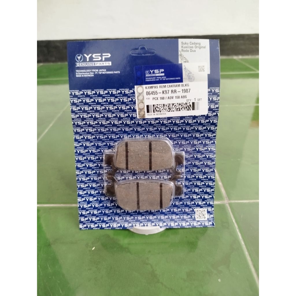 Rear Disc Plate Press Packaging K97 PCX 150 Original FCC YSP Genuine ...