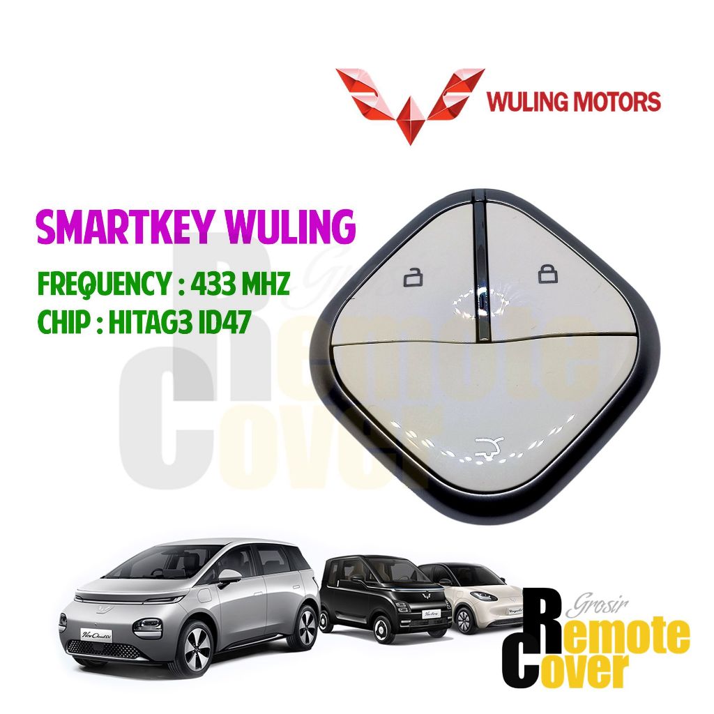 Complete Remote Set Smartkey Keyless Car Key Wuling Air Ev Binguo Ev ...