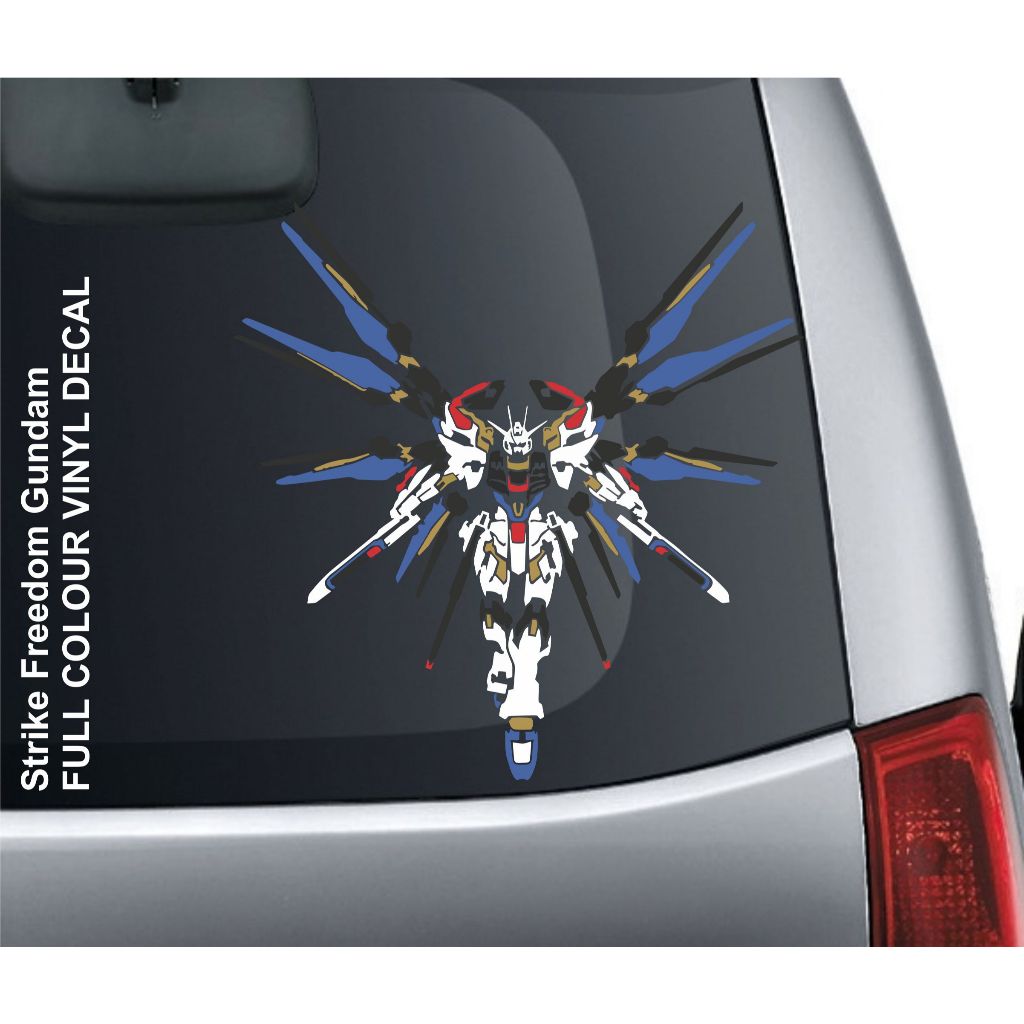 Gundam Strike Freedom Sticker Decal Anime Car Motorcycle Sticker ...