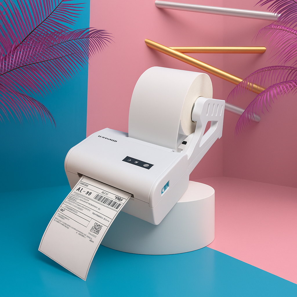 SMARTCOM SM9200 100mm 4 inch Thermal Bluetooth Label Printer Paper Size ...