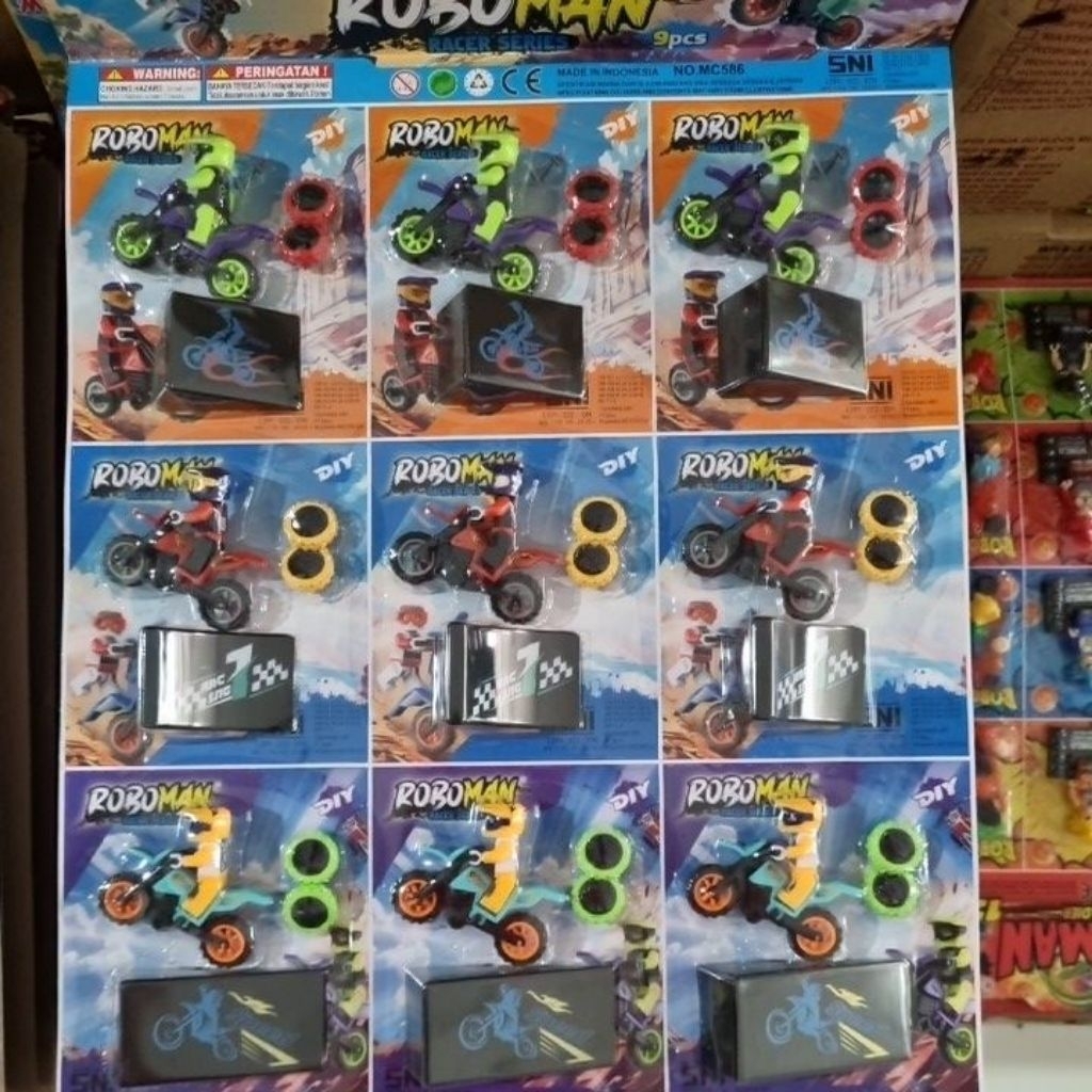 Roboman cross 586 figure toy contains 9 pieces | Shopee Philippines