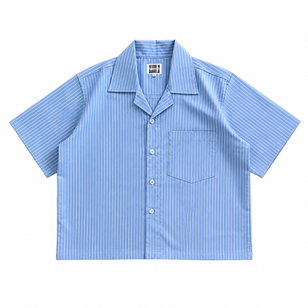 Oversized Short Sleeve Boxy Oxford Shirt | Shopee Philippines
