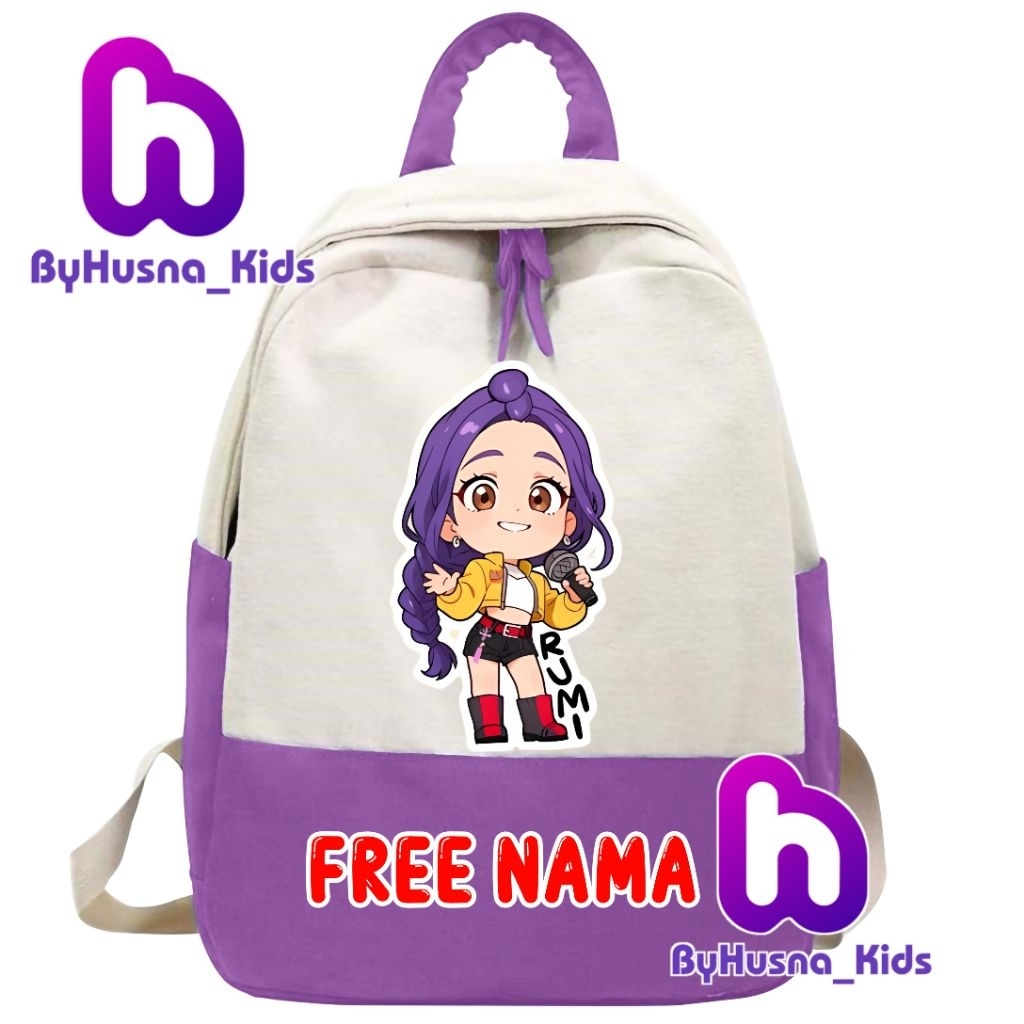 RUMI KPOP DEMON HUNTERS BACKPACK FOR GIRLS, KINDERGARTEN/ELEMENTARY ...