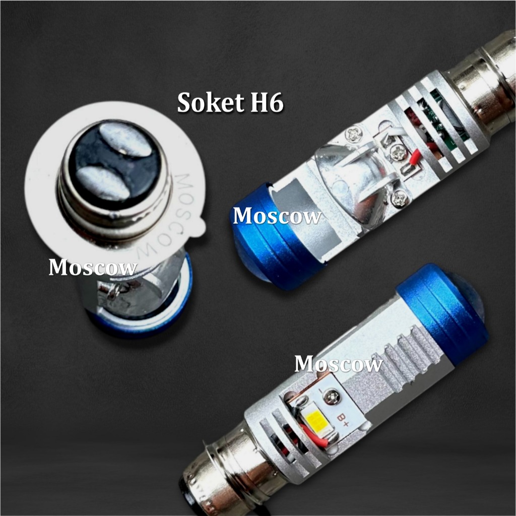 H6 20 WATT P15D LED HEADLIGHT FAR NEAR DOUBLE COLOR WHITE YELLOW MATIC ...