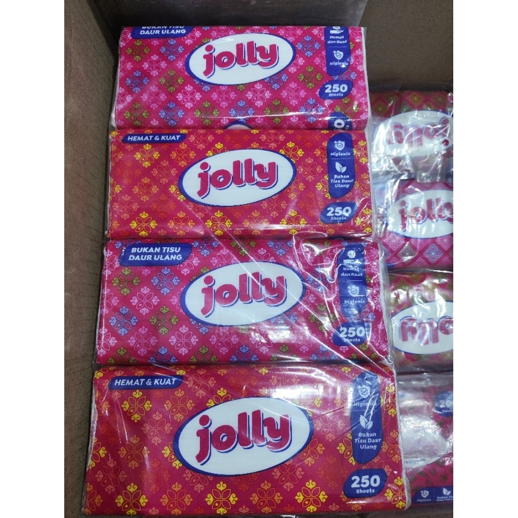 Jolly Tissue 250 Sheets 2 PLY pack of 4 pcs | Shopee Philippines
