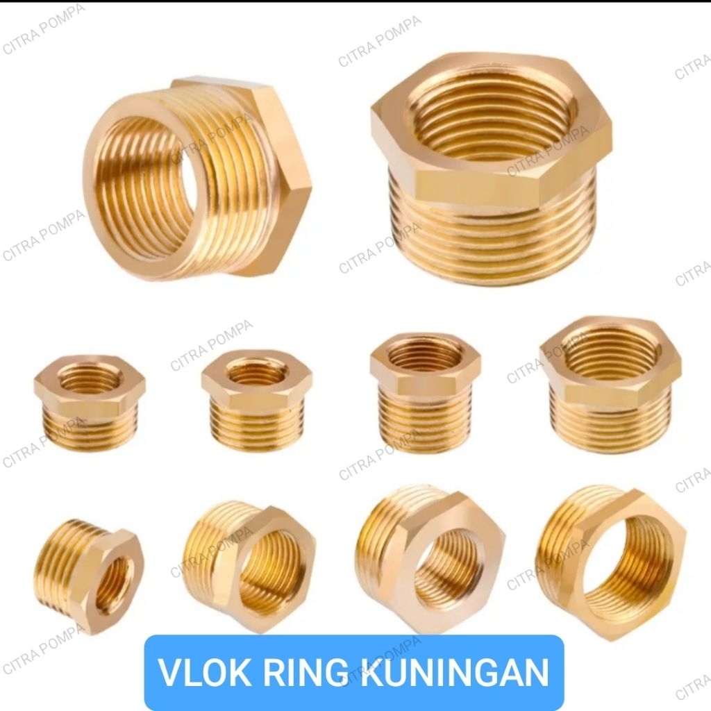 VLOK BRASS OUTER THREAD INNER THREADRing | Shopee Philippines